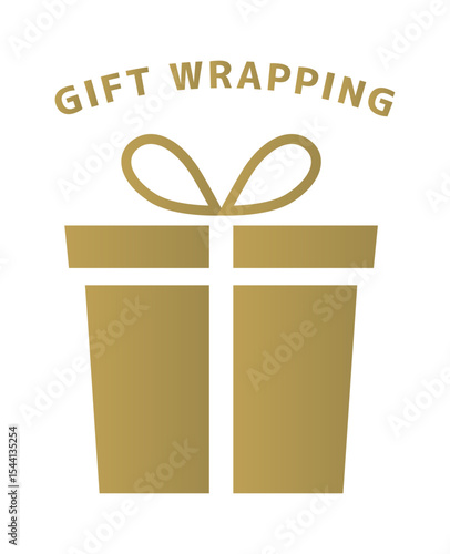 Gift box ICON_GIFT WRAPPING gold