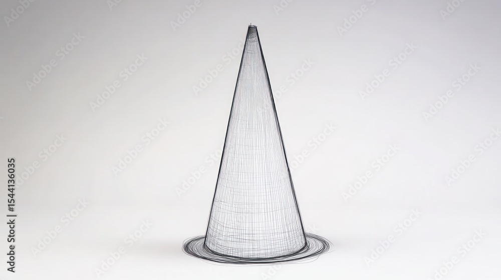 Fototapeta premium Cone-shaped metal strainer
