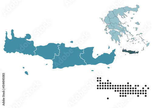 Set maps of Crete region