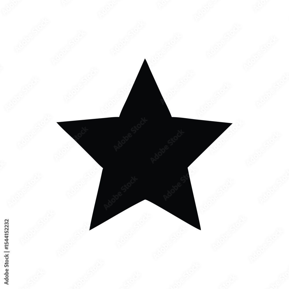 Bold Black Star Icons Vector Set for Celestial Themes and Creative Design Projects Bold Black Star Icons Vector Set for Celestial Themes and Creative Design Projects