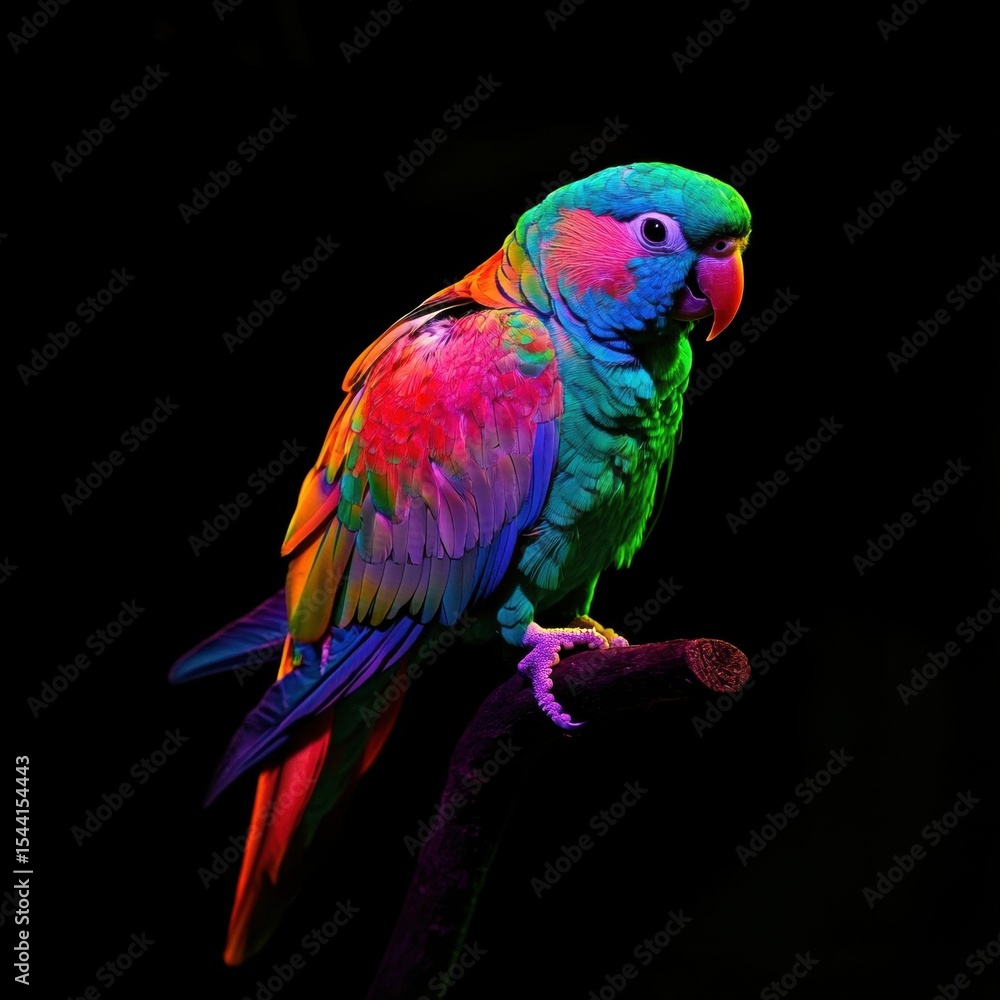 Obraz premium Vibrant Parrot with Stunning Colors