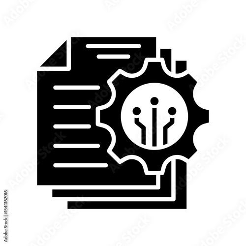 Workflow Automation glyph icon