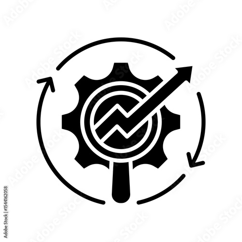 Optimization glyph icon