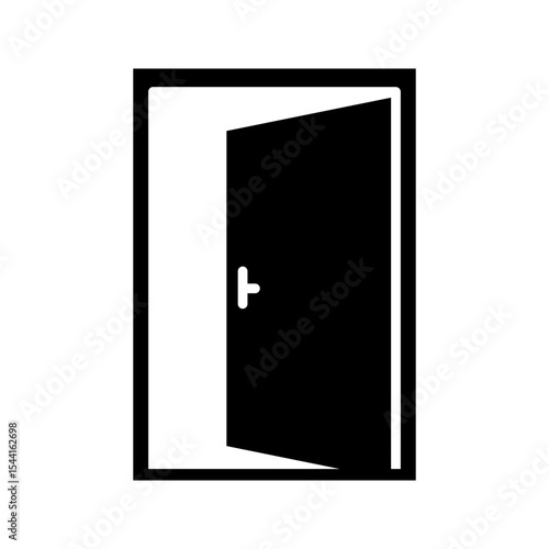 Open door line icon set. Login, logout, register, password, vip entrance, key, lock, exit minimal vector illustrations. Simple outline signs for web application. 30x30 Pixel Perfect. Editable Strokes.