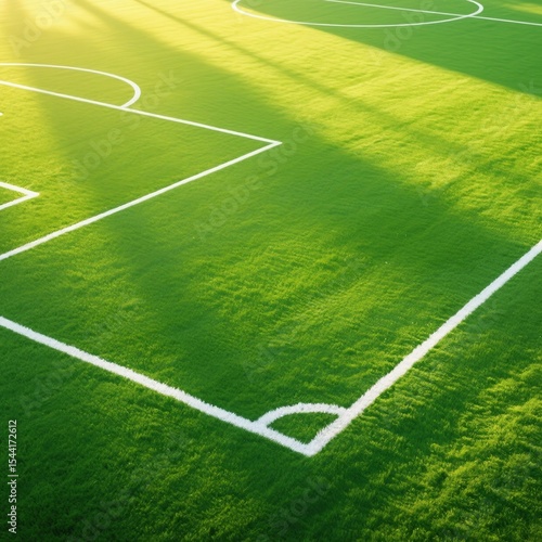 green soccer field