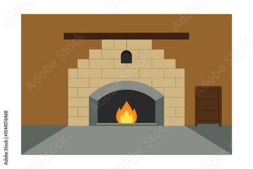 Cozy Brick Fireplace Design Warmth, Comfort, and Rustic Charm