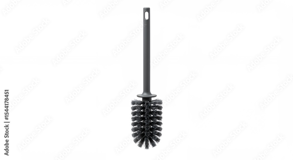 Obraz premium Black cleaning brush isolated