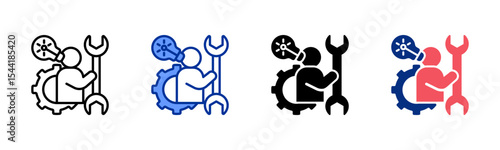 Capability icon sheet multiple style collection