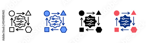 Adaptation icon sheet multiple style collection