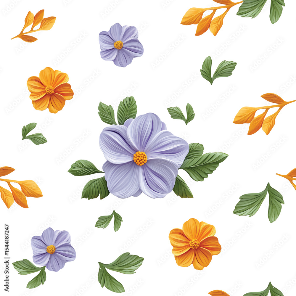 Obraz premium Adorable Pattern Floral