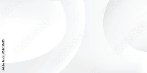 abstract white gradient color background with curve and swirl lines decoration