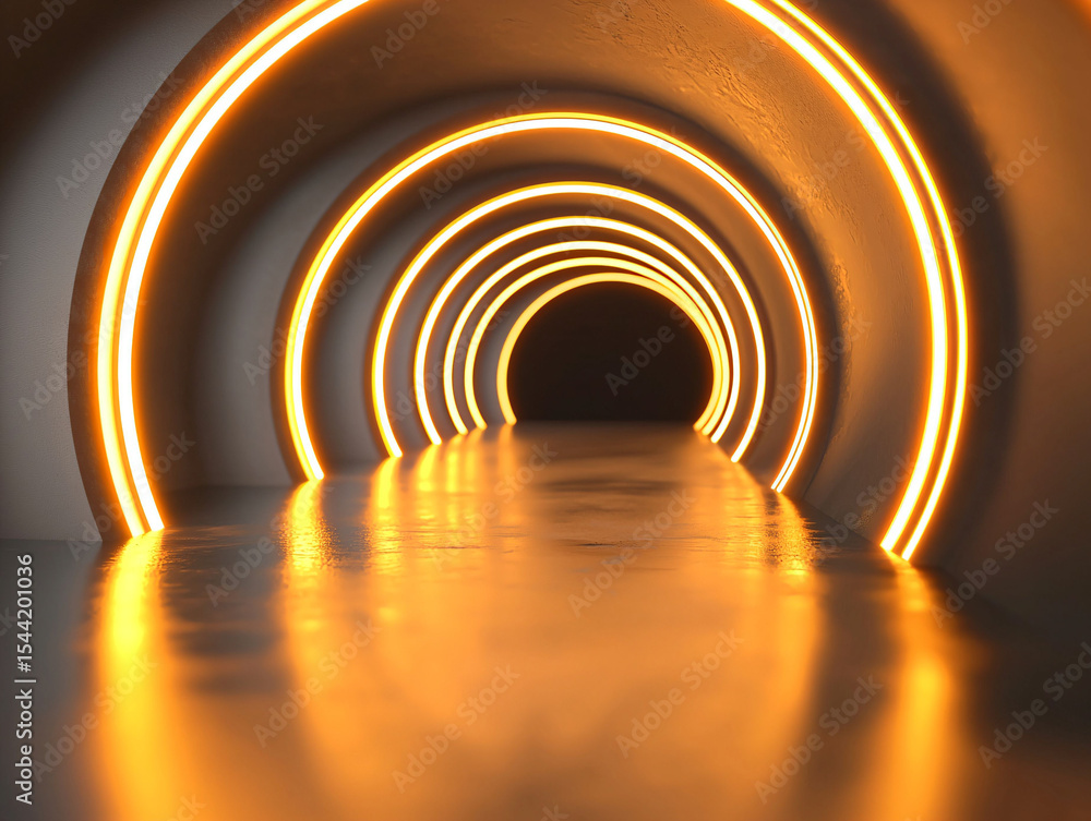 Obraz premium Neon Tunnel