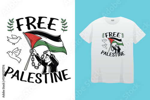 Tshirt design that says free Palestine free gaza-01.eps