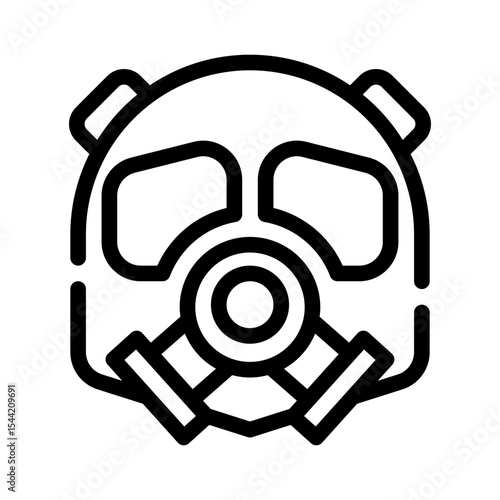 Gas Mask line icon