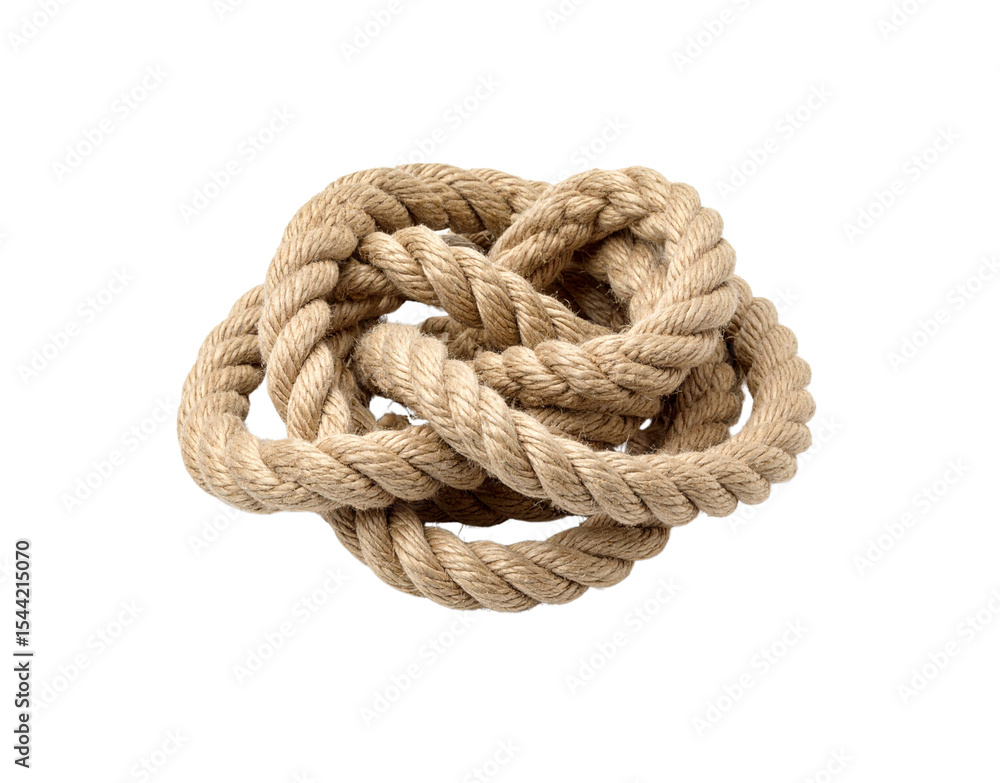 Thick Beige Twisted Hemp Rope Coil Closeup Texture. Thick Beige Twisted Hemp Rope Coil Closeup Texture.