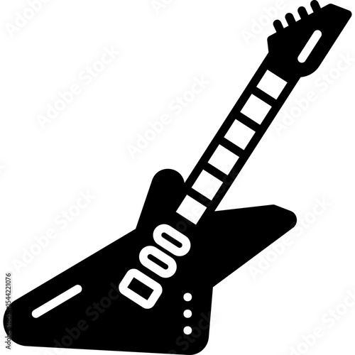 Electric Guitar Solid Icon