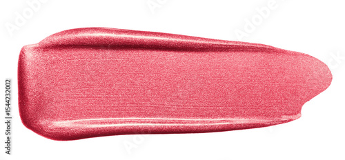 Wallpaper Mural Liquid lipstick swatch texture. Red metall shimmer lip gloss brush stroke. Cheek blush, creamy makeup smear isolated on transparent background Torontodigital.ca