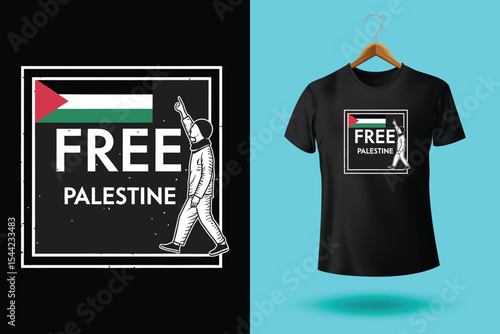 Arabic Calligraphy vector type for country of Palestine. Translated: Palestine.