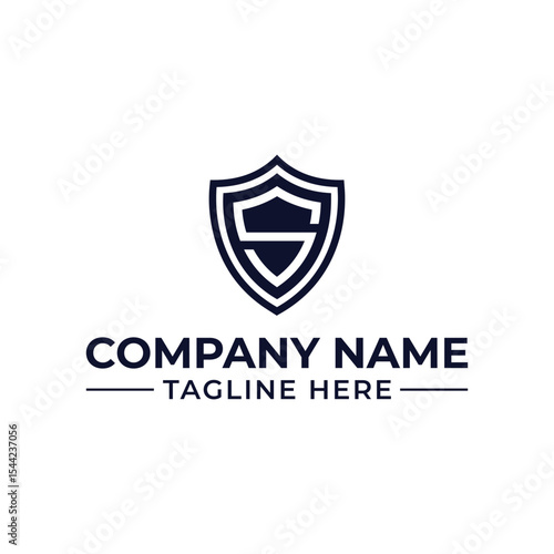 Free Download Shield Logo with Letter S for Company Branding - GFXLoad