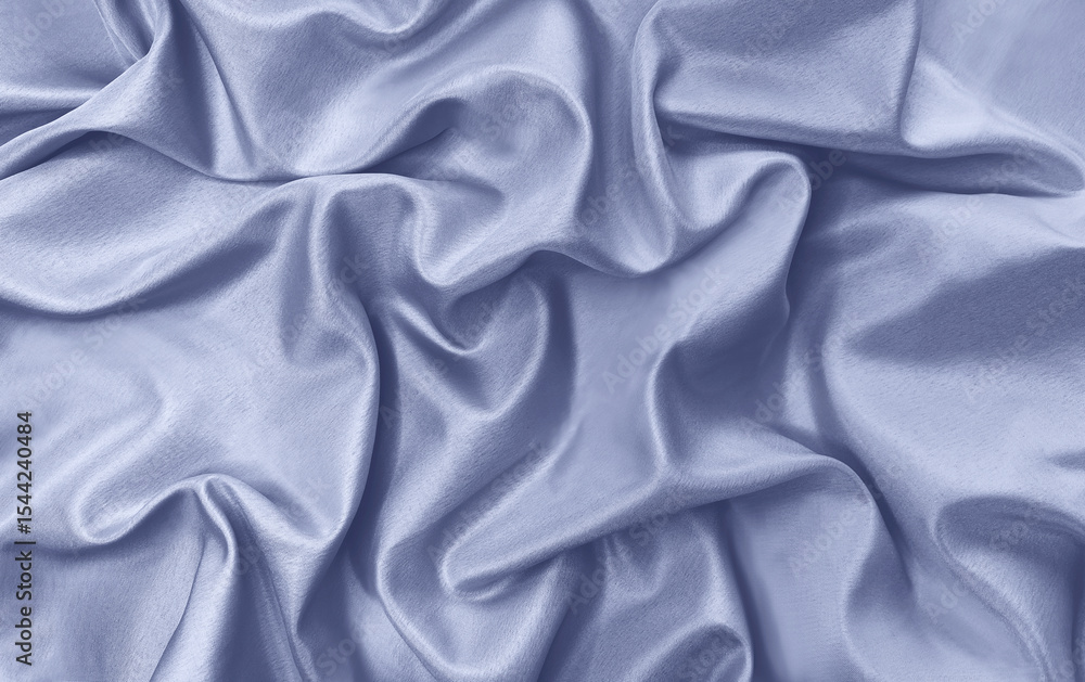 Obraz premium Soft light blue silk with elegant folds and smooth sheen. Perfect luxurious background for branding, fashion, skincare ads, or digital design projects that require a sophisticated look.