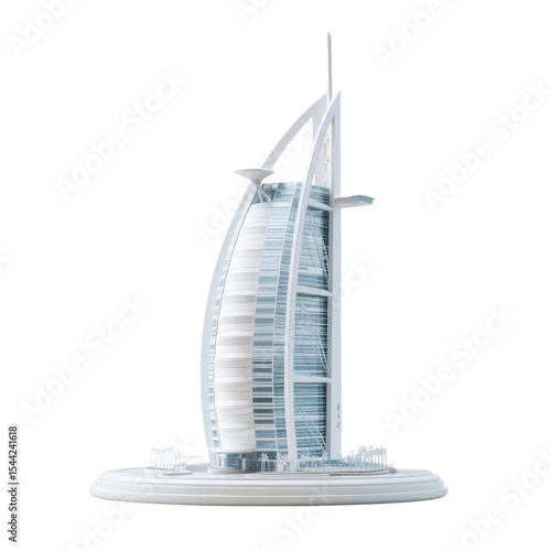 Architectural Model of the Burj Al Arab Jumeirah