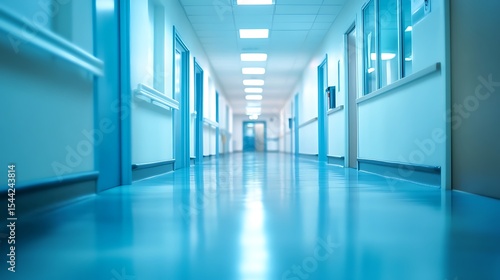 Wallpaper Mural blur image background of corridor in hospital or clinic image Torontodigital.ca