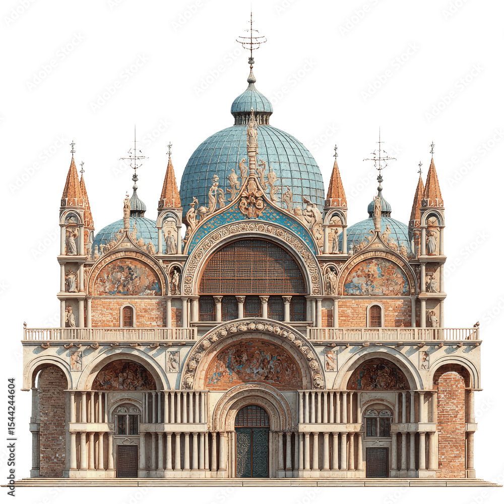 Naklejka premium St. Mark's Basilica, Venice, Italy Architectural