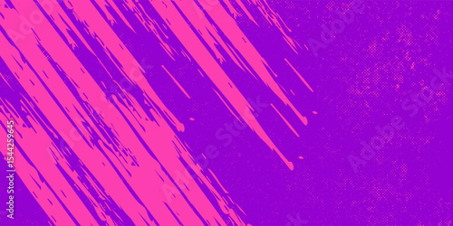 Running Poster Design %E2%80%93 Abstract Colorful Splash Illustration in Purple and Blue for City Marathon