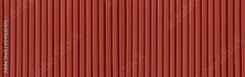 Foto Metal roof red corrugated iron sheet aluminium background wall panel tile construction siding building line pattern texture seamless architecture plate frame for presentation product