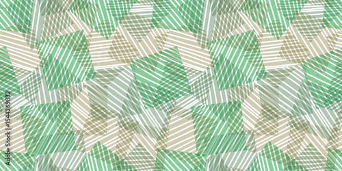 Geometric illustration background. Seamless pattern.Vector. 幾何学イラストパターン　背景素材