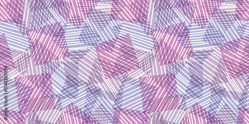 Geometric illustration background. Seamless pattern.Vector. 幾何学イラストパターン　背景素材