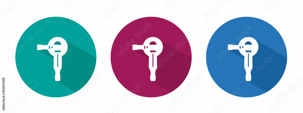 Icon for grinding machine vector illustration in flat. Icon for grinding machine vector illustration in flat.