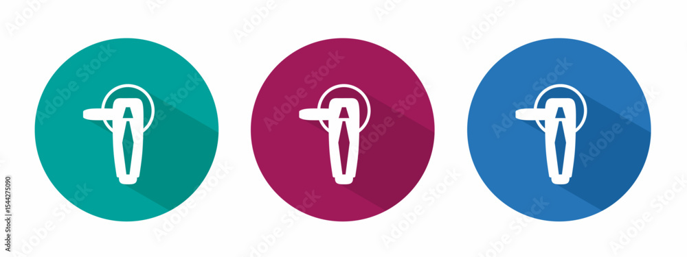 Icon for grinding machine vector illustration in flat. Icon for grinding machine vector illustration in flat.