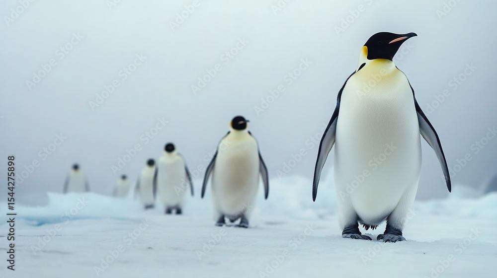 Obraz premium emperor penguin in antarctica
