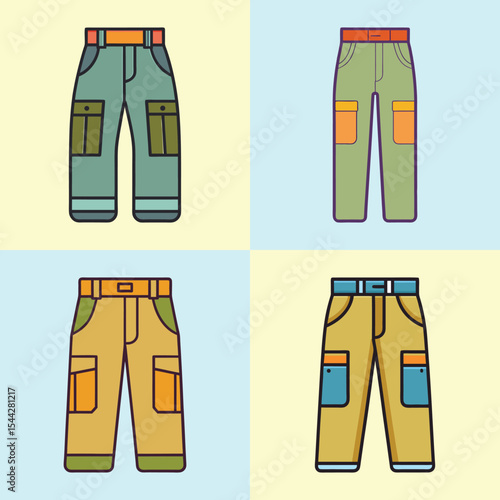 Chemise Flat Illustration in Simple Minimalist Style