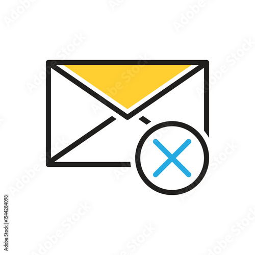 Multi color icon for  dismiss