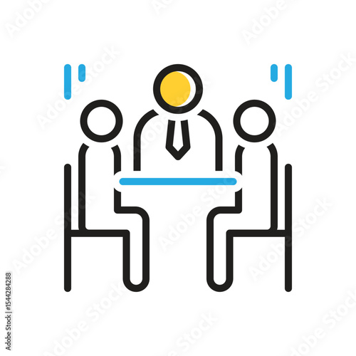 Multi color icon for  council