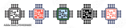 Microprocessor multiple icon