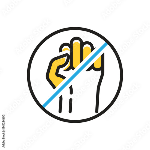 Multi color icon for  strike
