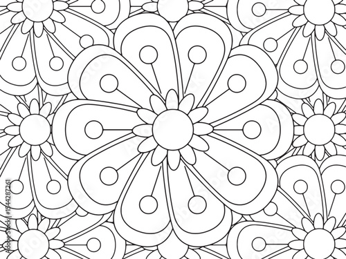 Flowers Coloring Pages For Adultes