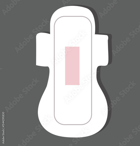 Sanitary Pads vector illustration. sanitary napkins