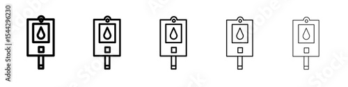 blood glucose icon black and white vector sign