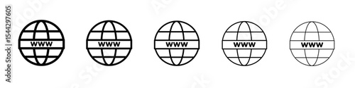 Browser icon black and white vector sign