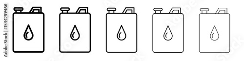 canister of motor oil icon black and white vector sign