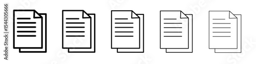 Copy icon black and white vector sign