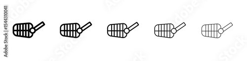 Dog muzzle icon black and white vector sign