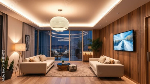 Futuristic smart home automation system with voice control