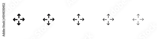 Drag and drop icon black and white vector sign