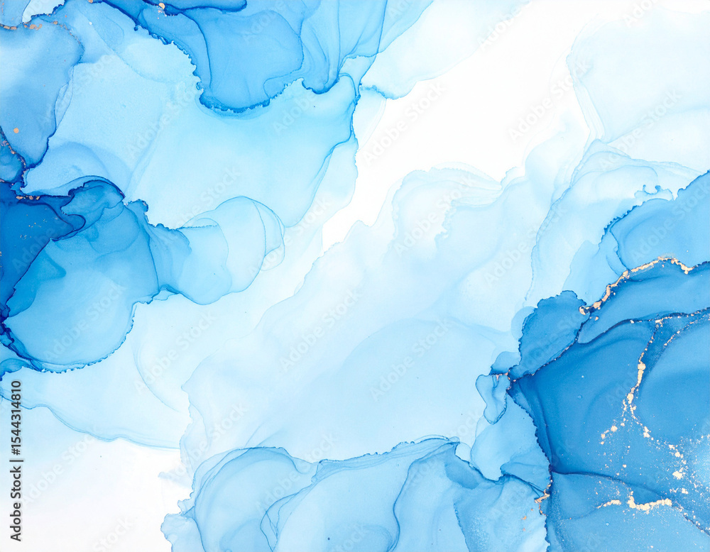 Obraz premium watercolor texture, blue, Generated image