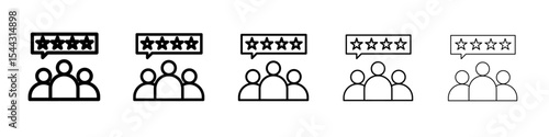 Feedback icon black and white vector sign
